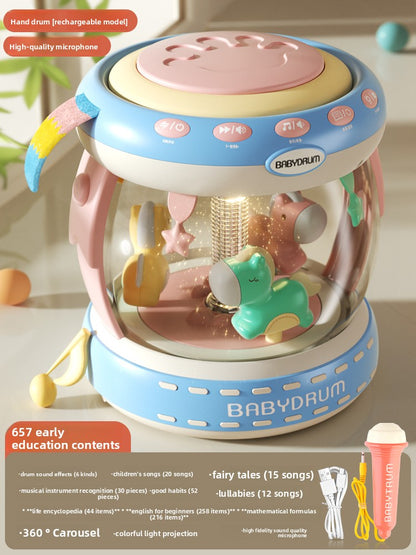 Rechargeable Educational Drum Toy for Babies