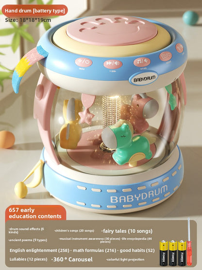 Rechargeable Educational Drum Toy for Babies