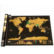 Scratch-Off Travel Map – World & USA Options
