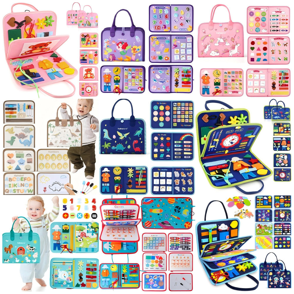 Felt Busy Board and Quiet Book – Theme and Page Options