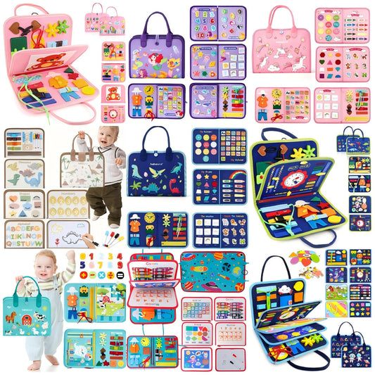 Felt Busy Board and Quiet Book – Theme and Page Options