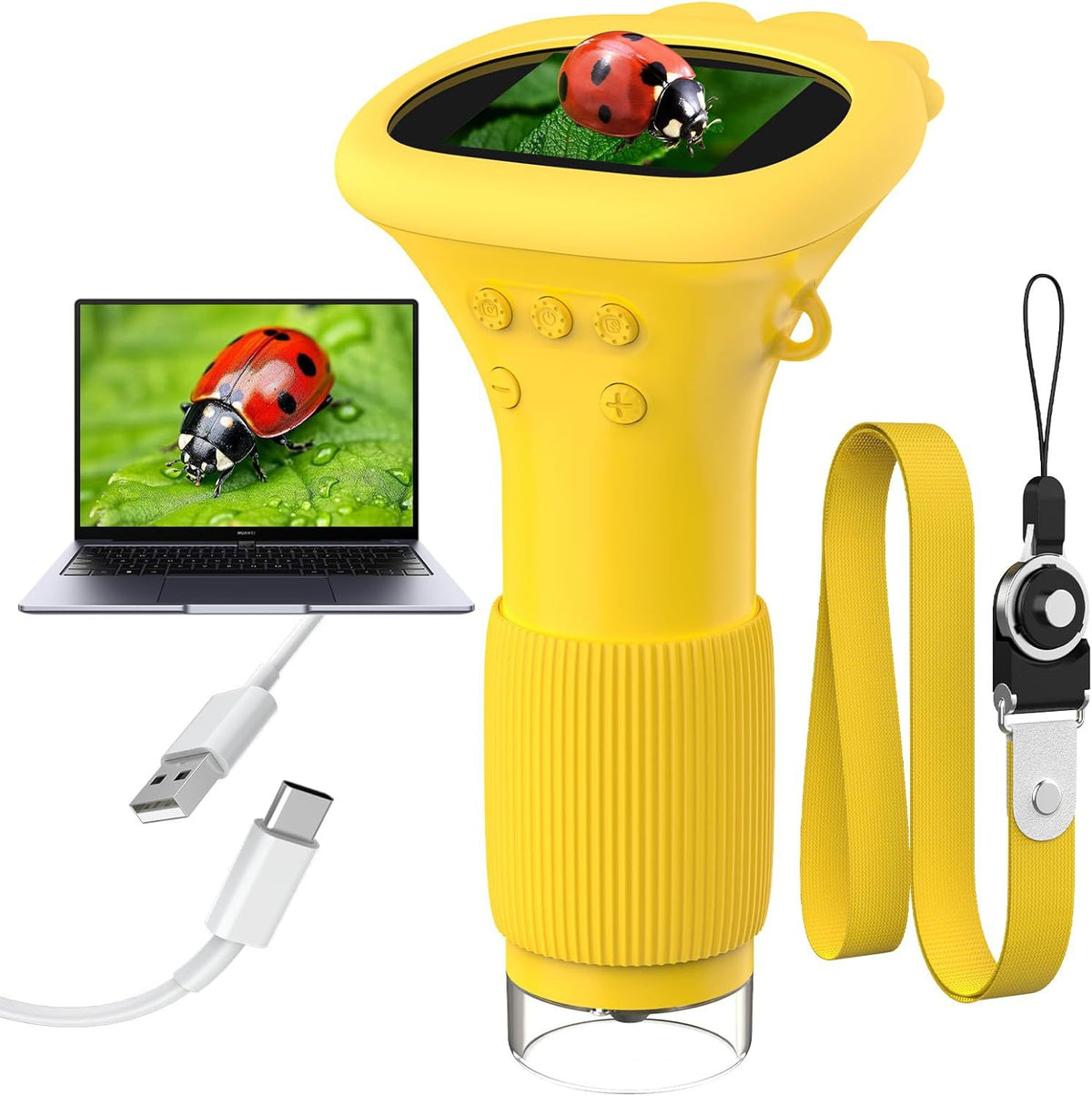 Portable Handheld Digital Microscope for Kids
