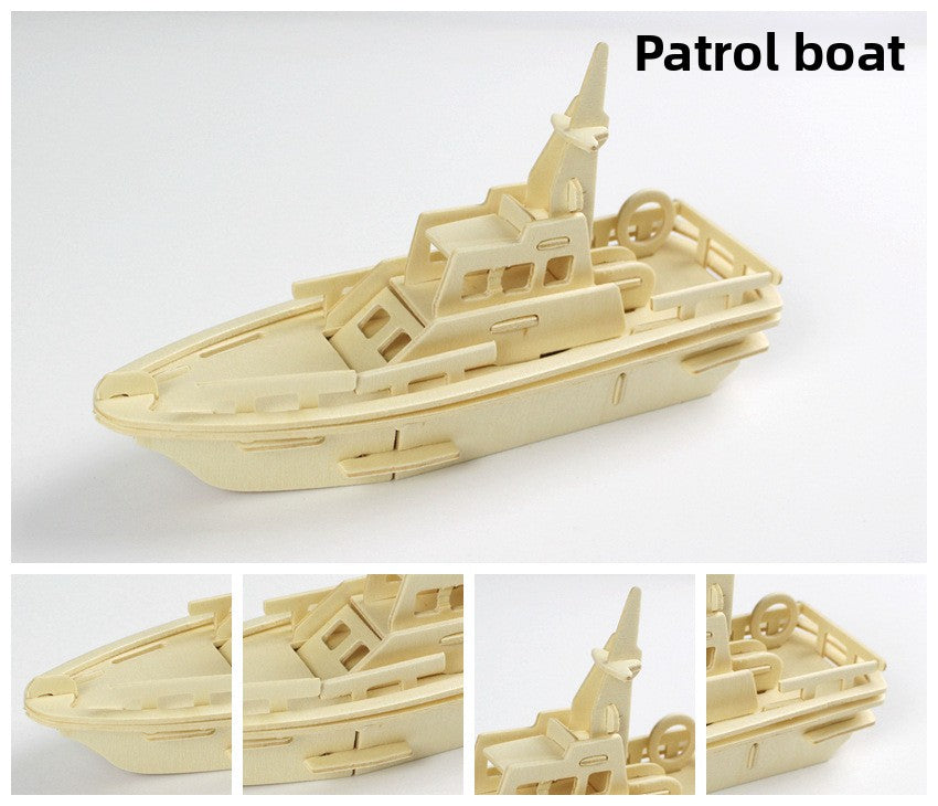 Wooden Vehicle 3D Puzzle – Nine Model Options