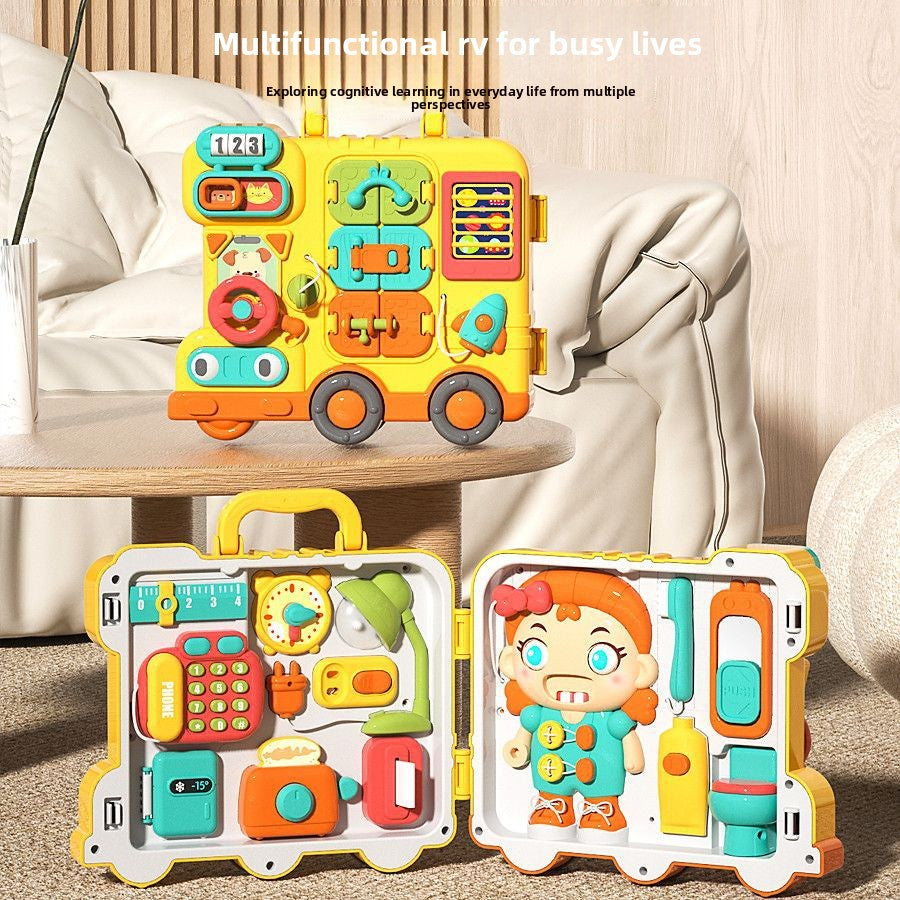 Busy Board Puzzle Insert Toy for Kids