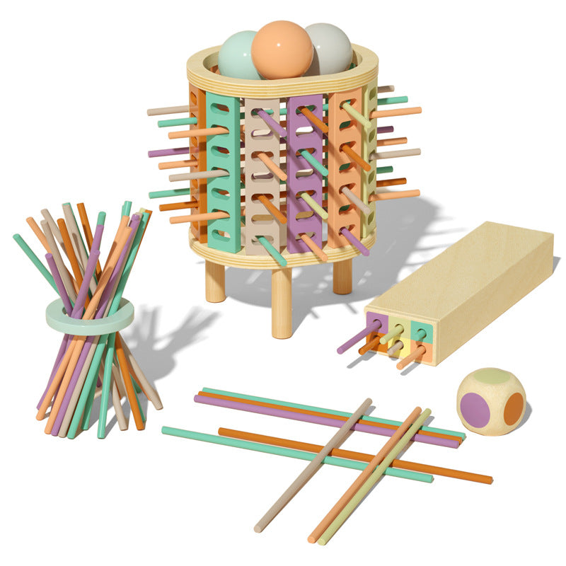 Wooden Montessori Math Stick Game for Kids