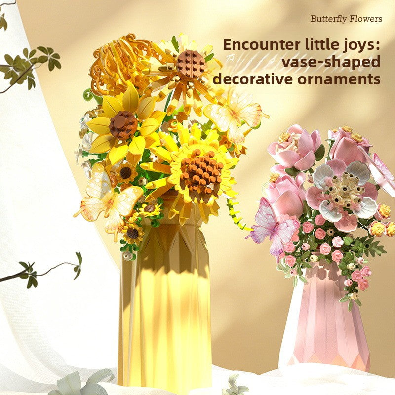 Flower Building Blocks for Kids Creative Play