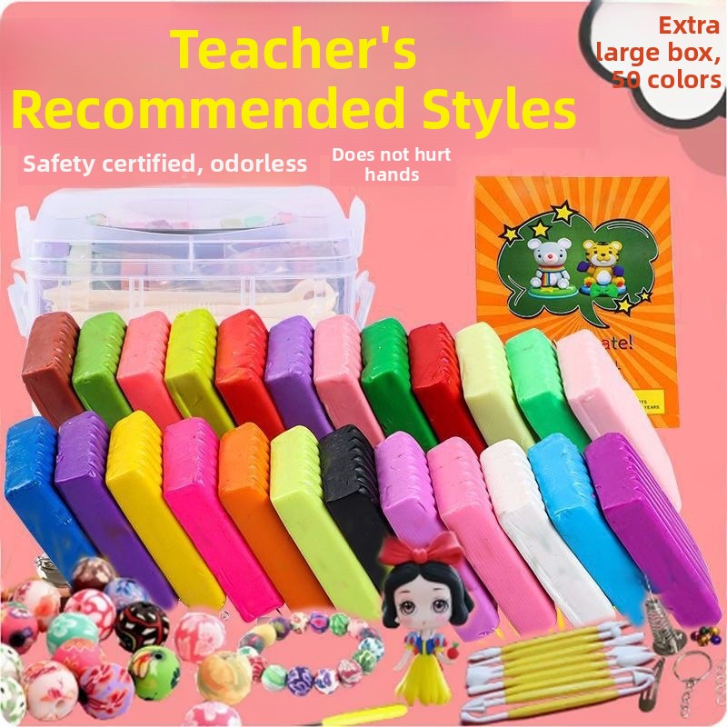 Soft Modeling Clay Set with Color Options