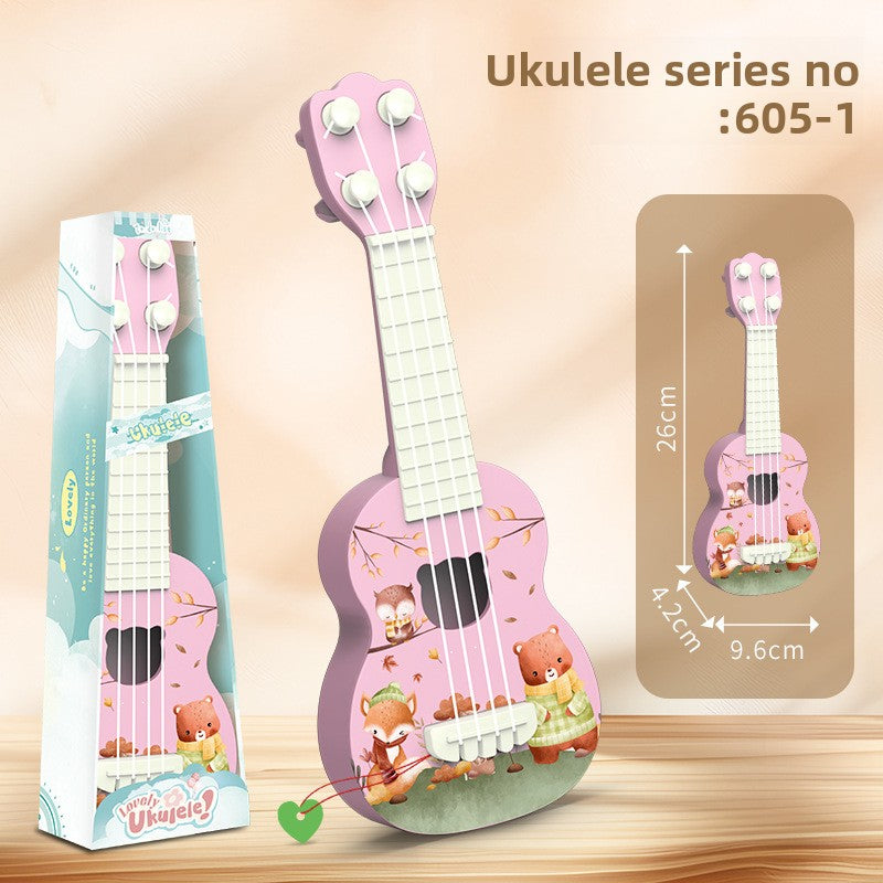 Kids 26cm Dinosaur & Animal Toy Ukulele – Musical Play