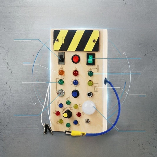 Wooden LED Busy Boards – Animal, Switch & Cube Styles