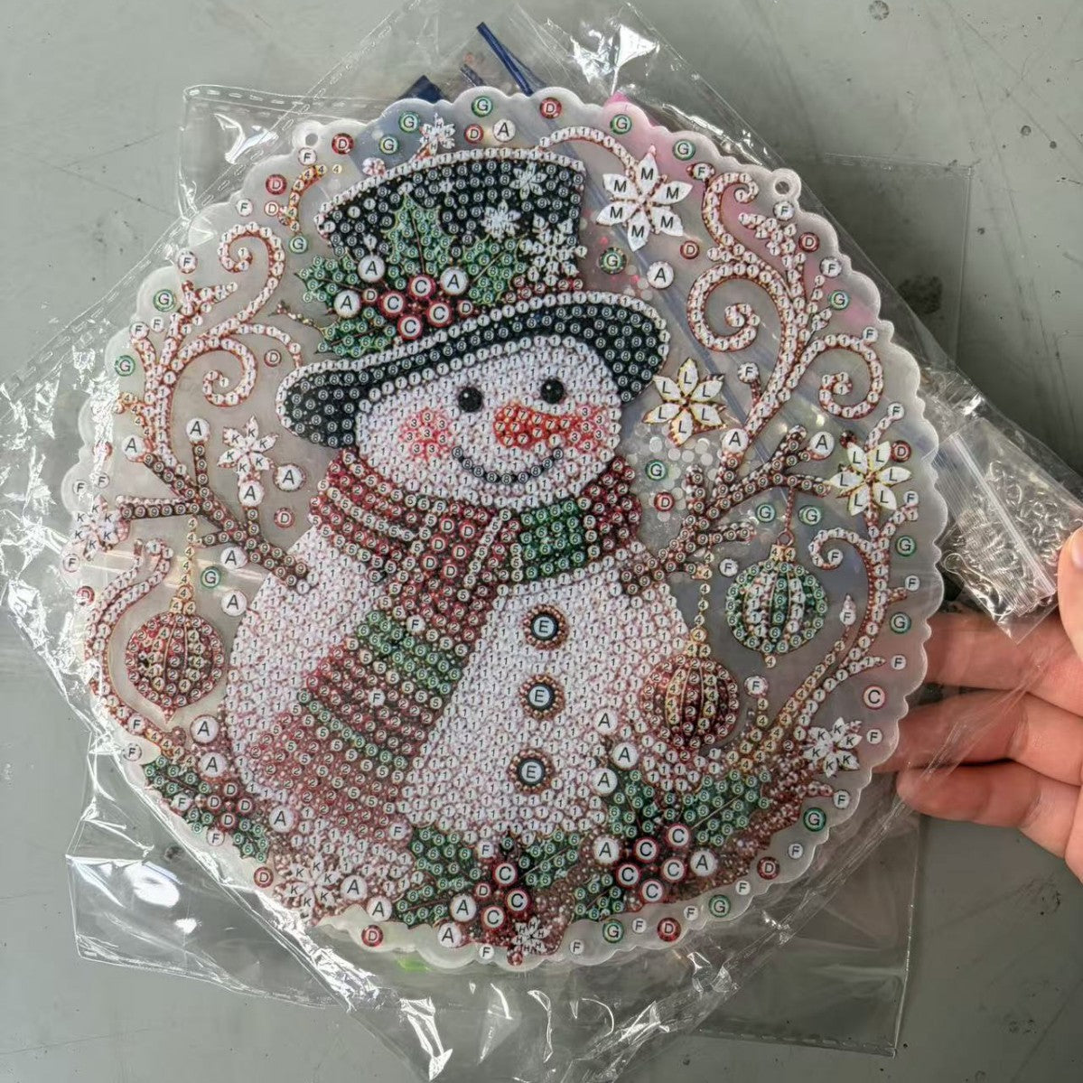 5D Christmas Diamond Painting Kit, 20 × 20 cm