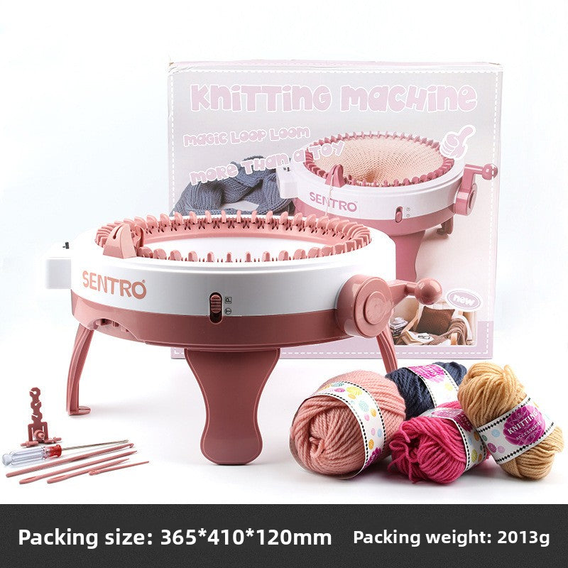 48-Needle Kids Knitting Machine with Stitch Counter