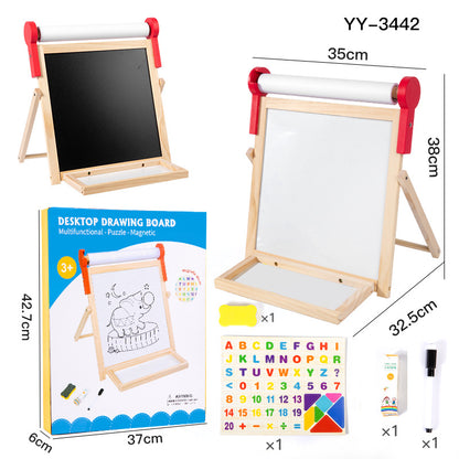 Double-Sided Drawing Board for Kids