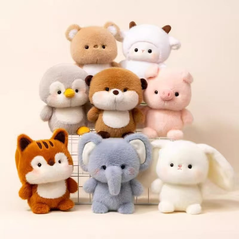 Cute Animal Plush Desk Companion Doll