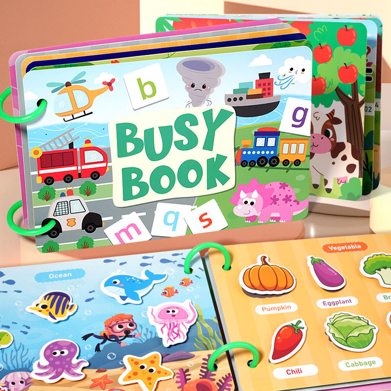 Early Education Busy Book for Cognitive Skills
