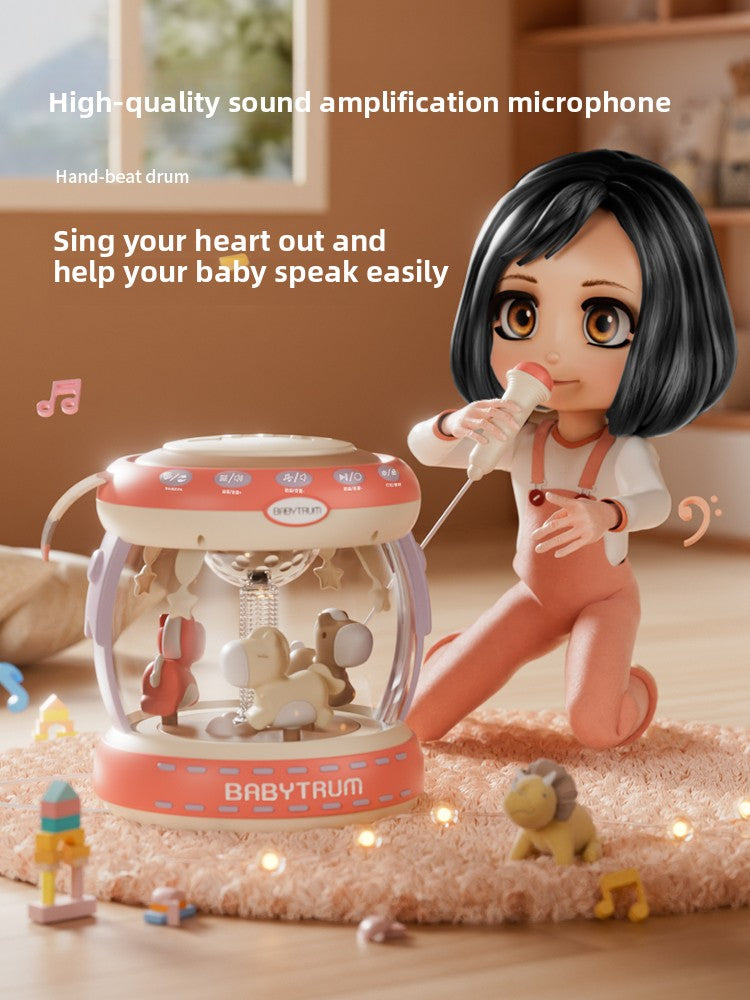 Rechargeable Educational Drum Toy for Babies