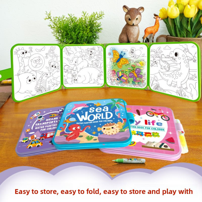 Reusable Water Drawing Book for Kids