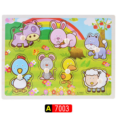Montessori Wooden Alphabet Puzzle Board