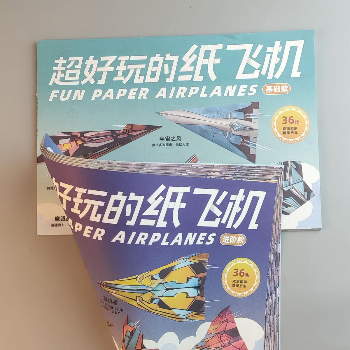 Paper Airplane Origami Book Set for Kids