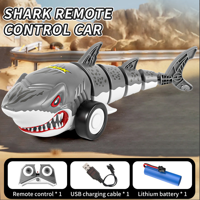 Make Their Gift Stand Out: The 2.4GHz Shark Stunt Car That Drifts, Rotates, and Lights Up the Dark Graymonopole