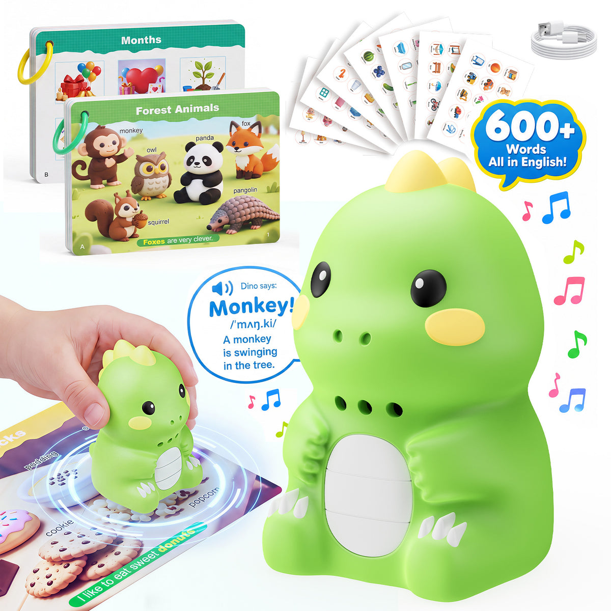 Audio Reading Pen for Kids with Recording Function