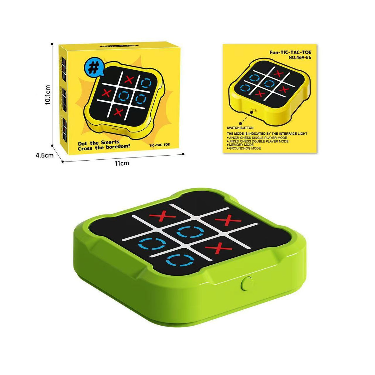 Electronic Tic-Tac-Toe Game Console for Kids