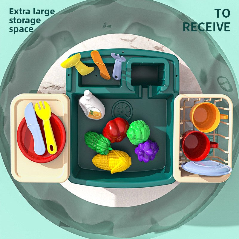 Kids Dishwasher Pretend Play Set