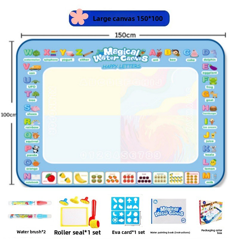 Reusable Magic Water Drawing Mat – Size and Theme Options