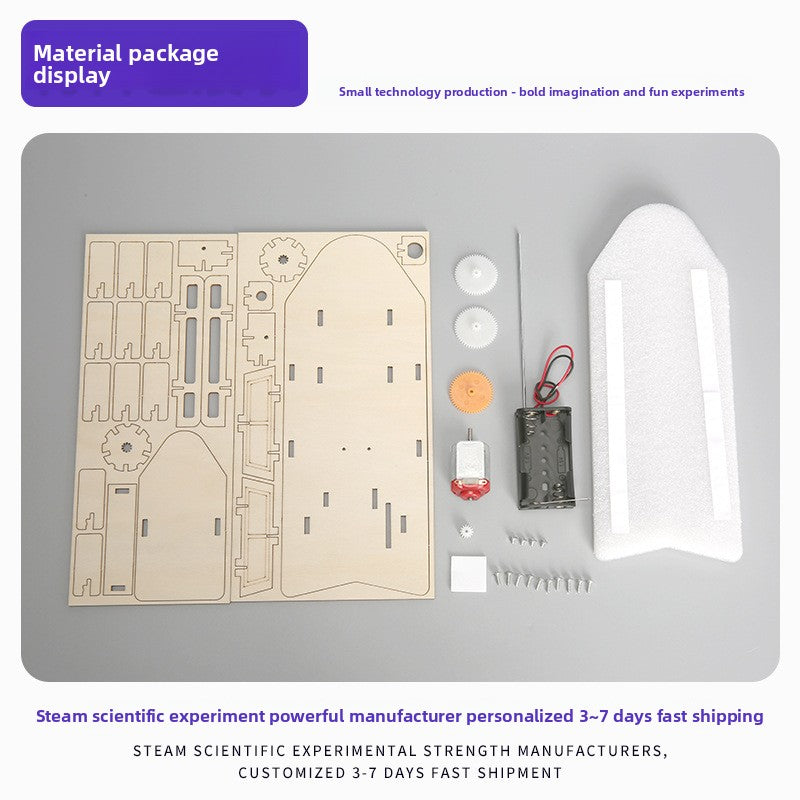 DIY Wooden Boat Science Kit – Sailboat & Steamship Options