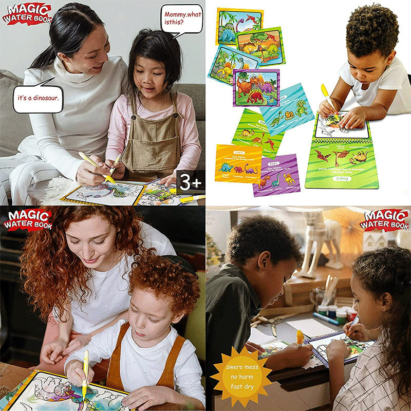 Childrens Reusable Water Coloring Book