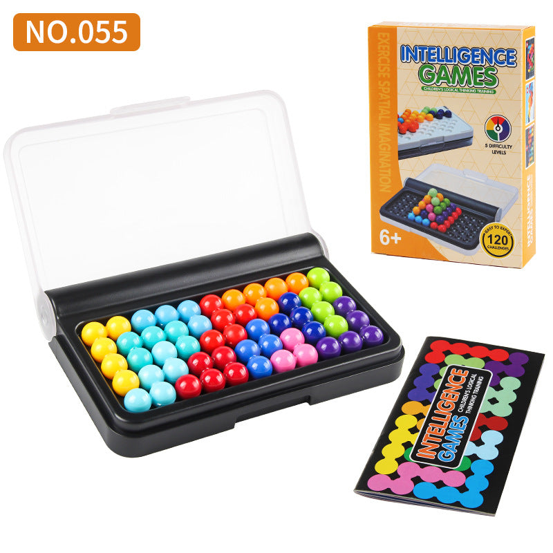Mini Logic Puzzles – Beads, Shapes & Ring Options