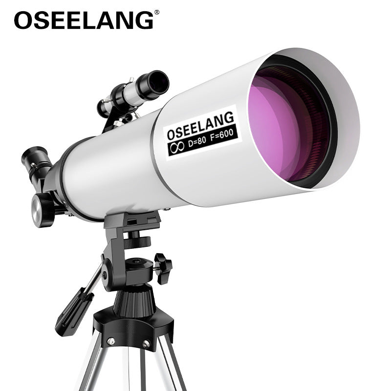 Beginner Telescope for Kids with Star Finder – 80mm 600mm