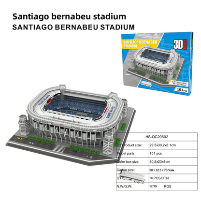 3D Stadium Puzzle Model for Kids