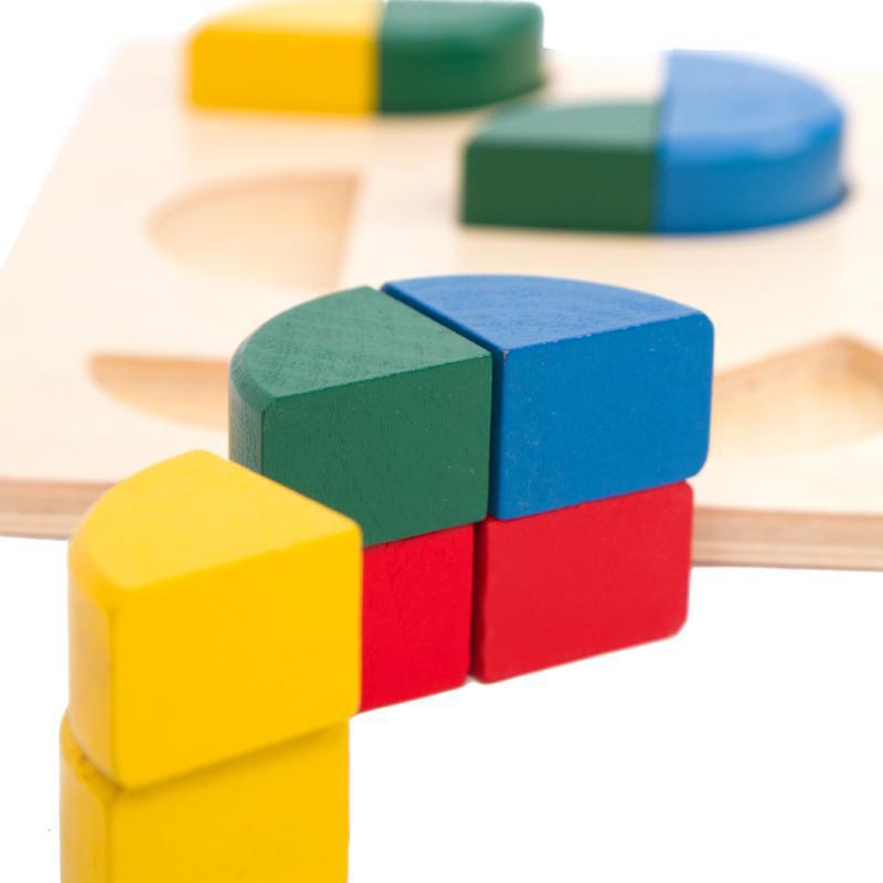 Wooden Montessori Sensory Math Blocks