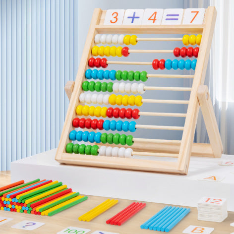 Wooden Abacus Counting Stand – Format Options