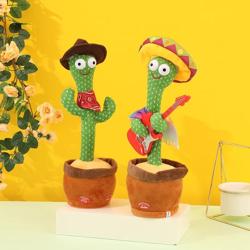 Interactive Singing Cactus Plush Toy for Kids