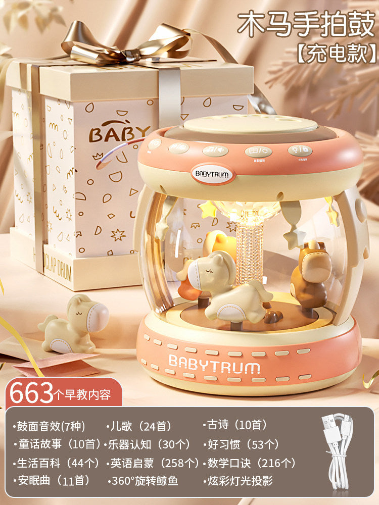 Rechargeable Educational Drum Toy for Babies