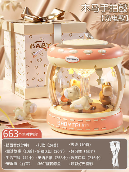 Rechargeable Educational Drum Toy for Babies