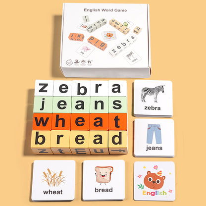 Montessori Spelling Card Game for Early Readers