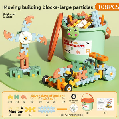 Soft Building Blocks Set for Kids Advanced Model 108pcs