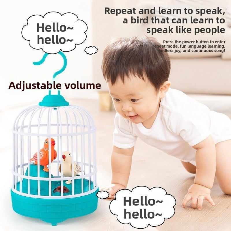 Kids Singing Bird Cage Learning Toy