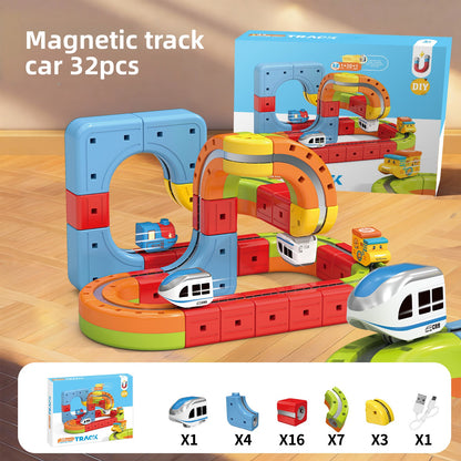Creative Track Building Set ModularTrackCube 32pcs Mag