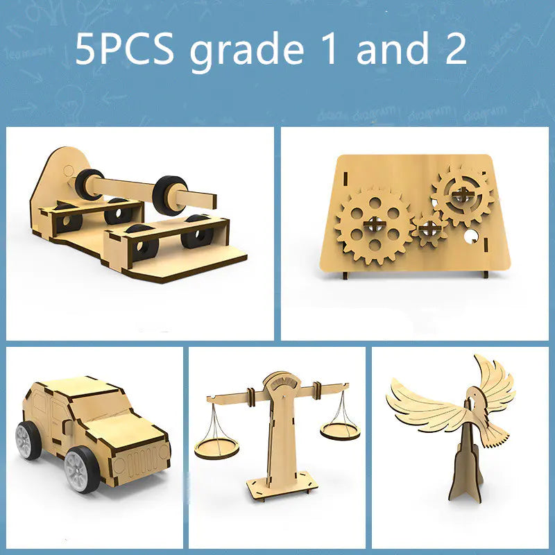 Innovate & Explore: STEM Educational Wooden DIY Science Toys for Kids! 🧪🪵