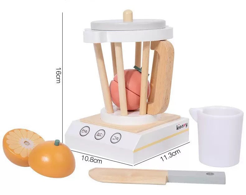 Wooden Pretend Kitchen Appliances – Blender & Juicer Options