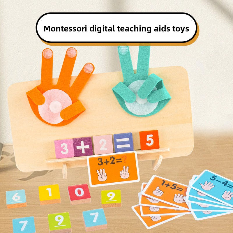 Montessori Finger Math Learning Toys for Kids