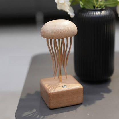 Handmade Wooden Jellyfish Desk Ornament