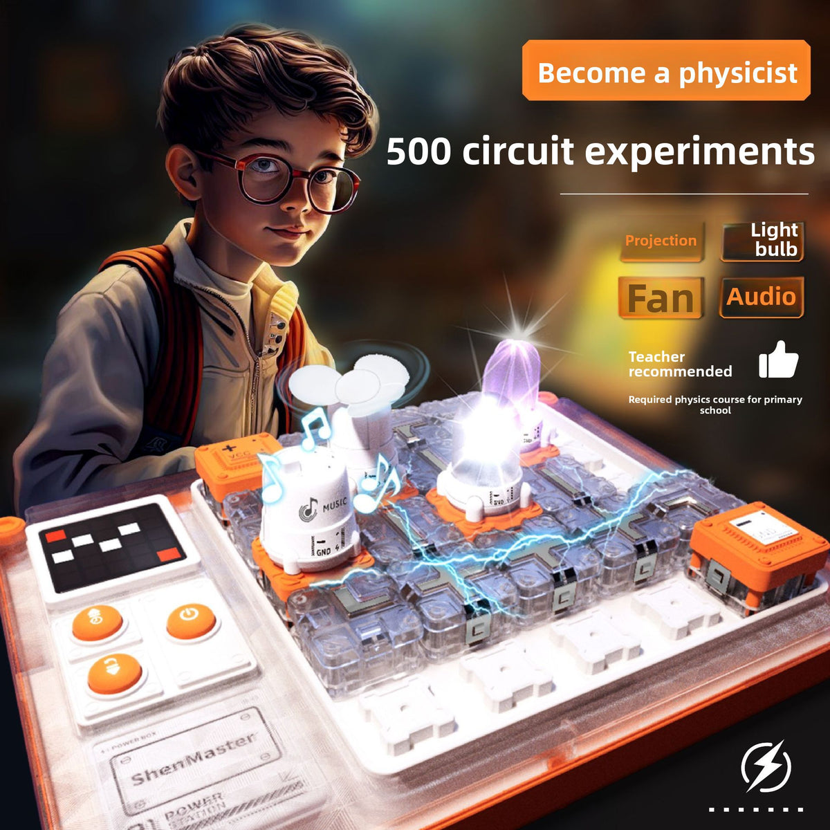 Rechargeable Circuit Experiment Toy Kit