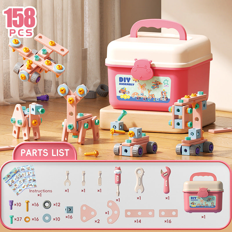 Kids Tool Box Building Toy with Electric Drill