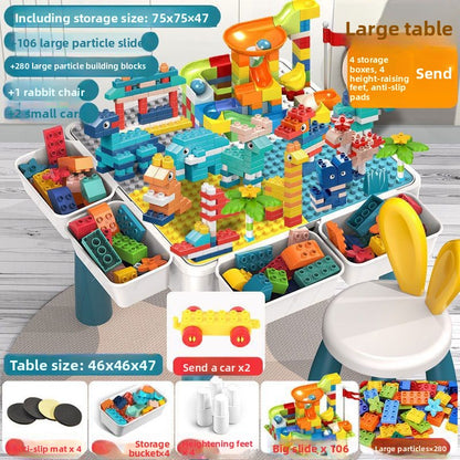 Large Building Block Table for Kids