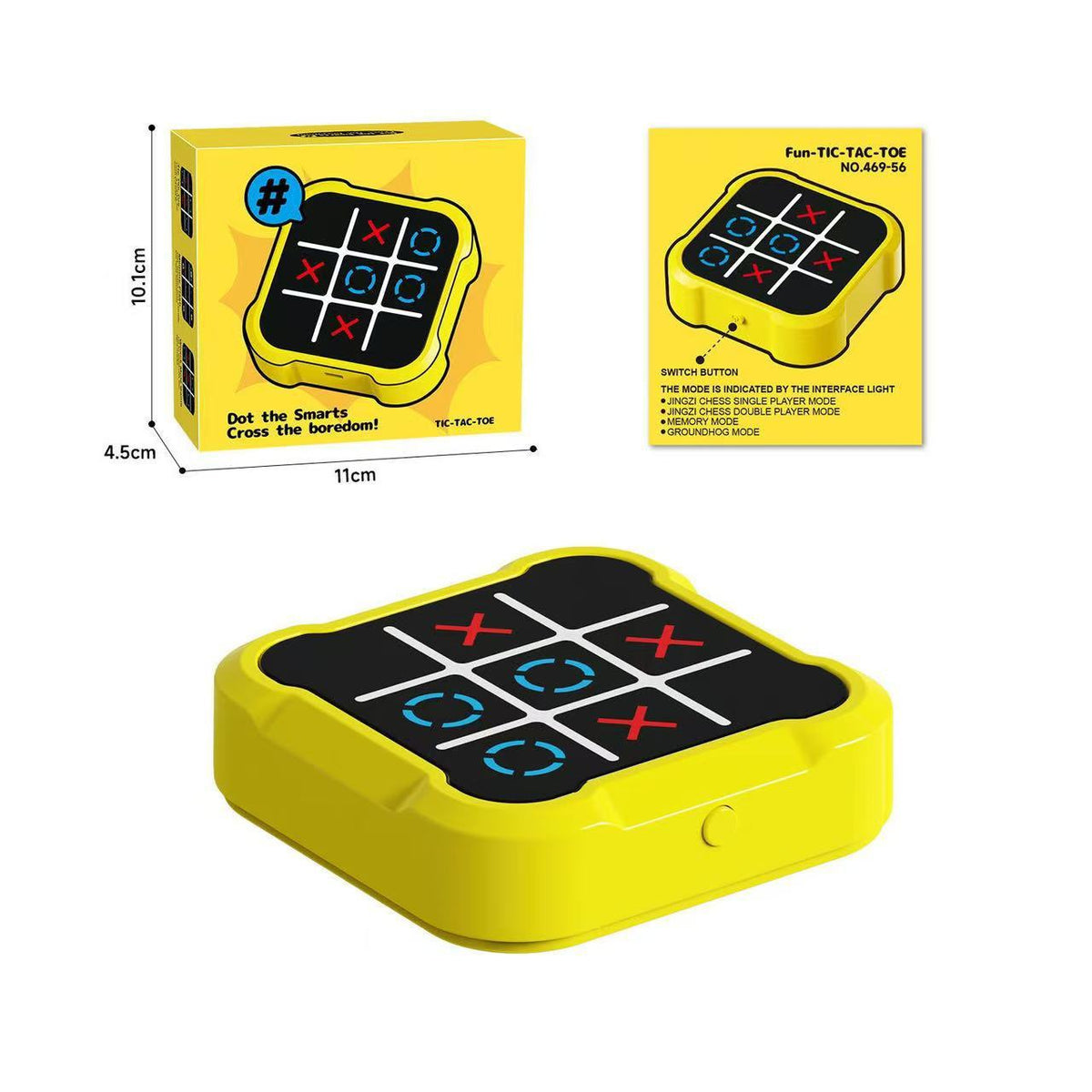 Electronic Tic-Tac-Toe Game Console for Kids