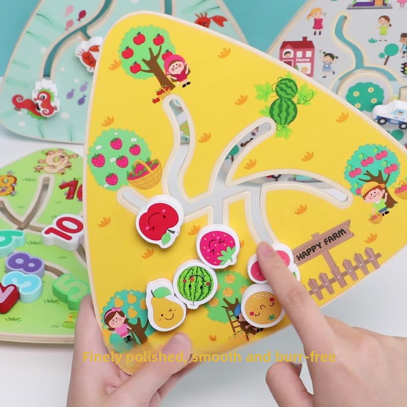 Wooden Maze Toy for Kids